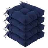IASEAHK cojín frontal azul marino para patio, mejora comodidad