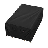 iBirdie vista frontal de la funda para mesa mostrando cobertura completa y protección