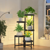 iDavosic.ly soporte frontal 5 niveles para organizar plantas con luz integrada