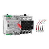 IGEYAPA vista frontal del interruptor 100A 4P con indicadores LED para control rápido