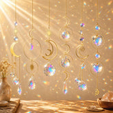 ilclviz colgante frontal pack mostrando seis prismas brillantes y efecto decorativo
