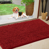IM HOME felpudo chenille frontal mostrando superficie absorbente