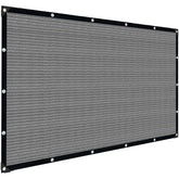 IMSGVIFO toldo frontal gris 6x6FT mostrando cobertura y diseño duradero