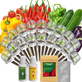 inbloom paquete frontal mostrando 18 pods y componentes, ideal para regalos