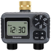 Insoma vista frontal del temporizador con doble salida y controles claros