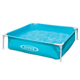 Intex piscina infantil frontal mostrando tamaño y forma segura