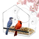 Jarkyfine comedero frontal en ventana con anchura y claridad visibles