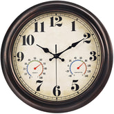 JENLYSTIME vista frontal reloj marrón, lectura clara desde lejos