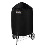 Jiesuo funda frontal cubriendo parrilla Weber, protección contra lluvia