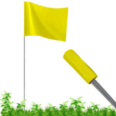 JIZHGRAD paquete frontal con 100 banderas amarillo alta visibilidad
