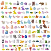 jrootouh paquete frontal mostrando 140 mini figuras para proyectos creativos