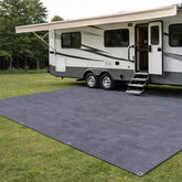 JUNKOGO alfombra exterior frontal mostrando protección del patio