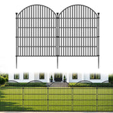 junyao vista frontal de paneles, delimita jardines con estilo