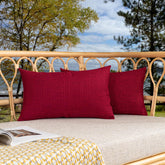 K KEVIN TEXTILE funda frontal roja protege y decora terraza