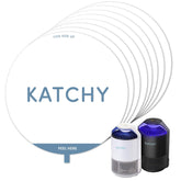 KATCHY empaque frontal mostrando pack de 8 tablas para reposición y facilidad