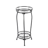 Kavlium soporte frontal negro mostrando diseño estable y elegante