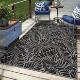 Keen Home Design vista frontal de la alfombra 4x6 mostrando diseño y colores duraderos