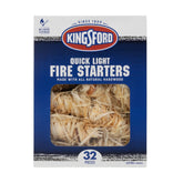 Kingsford embalaje frontal mostrando caja compacta y cantidad