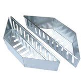 Kitchique cesta frontal montada en parrilla Weber mostrando ajuste y orden