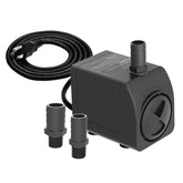 Knifel bomba frontal mostrando carcasa y salida, ideal para fuentes silenciosas