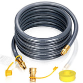 Knocokie manguera frontal y empaque mostrando longitud y conectores, seguridad mejorada