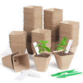 KOAMLY empaque frontal con 150 macetas, ideal para ahorrar espacio