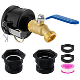 Kruuvax adaptador frontal montado en salida IBC, conexión rápida y segura