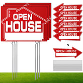Kuco cartel frontal open house mostrando alta visibilidad