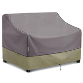 KylinLucky vista frontal de la funda protegiendo un loveseat, protección visible