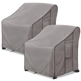 KylinLucky funda frontal pack 2 protegiendo dos sillas exterior