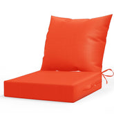 L'AGRATY cojín frontal naranja mostrando diseño y color duradero