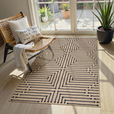 Lahome alfombra frontal en entrada aporta estilo boho y bienvenida duradera