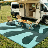 Lahome alfombra frontal mostrando diseño Coastal Coral y durabilidad