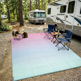 Lahome vista frontal de la alfombra 8x10 resistente para exteriores