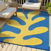 Lahome alfombra Ocean Coral frontal mostrando colores y patrón durable