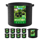 Land Guard vista frontal del paquete de 10 bolsas de cultivo, ideal para huertos urbanos