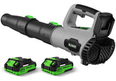 LEAPUL soplador frontal empaquetado mostrando accesorios y beneficio de kit completo