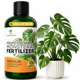 Leaves and Soul botella frontal mostrando fertilizante y conveniencia