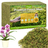 Legigo empaque frontal mostrando musgo sphagnum natural y sin químicos