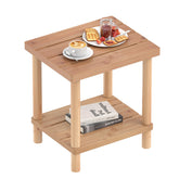 LEJANEOYE vista frontal de mesa auxiliar robusta y elegante