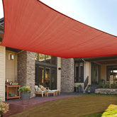 LOVE STORY toldo frontal mostrando color terra red y sombra amplia
