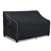 LSongSKY funda frontal cubriendo sofá exterior, protección visible contra lluvia