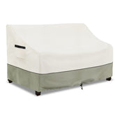 LSongSKY vista frontal de la funda para loveseat dos plazas protegiendo el sofá