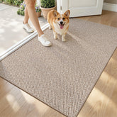 LUMI felpudo frontal en beige profundo, aspecto elegante y protección