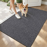LUMI felpudo frontal en gris carbón mostrando diseño minimalista y protección