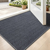 LUMI felpudo frontal gris pizarra, diseño elegante y discreto