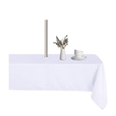 LUSHVIDA mantel frontal blanco mostrando caída elegante y protección