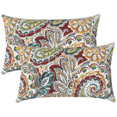 LVTXIII cojín frontal paisley chilli que realza exteriores y confort