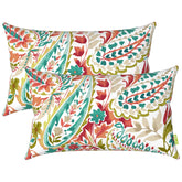 LVTXIII cojín frontal pretty paisley aporta estilo y soporte lumbar
