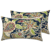 LVTXIII funda frontal paisley bloom mostrando patrón y color vibrante